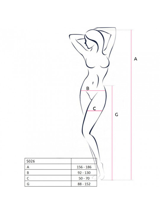 PASSION - S026 CALZE ROSSE CON GIARRETTIERA TAGLIA UNICA