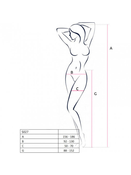 PASSION - S027 CALZE ROSSE CON GIARRETTIERA TAGLIA UNICA