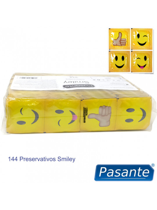 PASANTE - PRESERVATIVI SMILEY BAG 144 UNIT