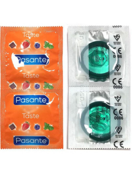 PASANTE - PRESERVATIVI GUSTO MENTA BORSA 144 UNIT