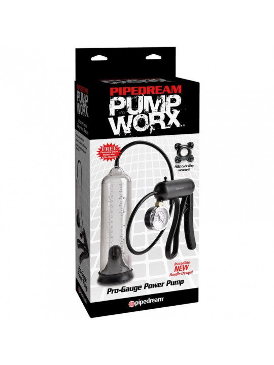 PUMP WORX - POMPA PRO-GAUGE POWER TRASPARENTE