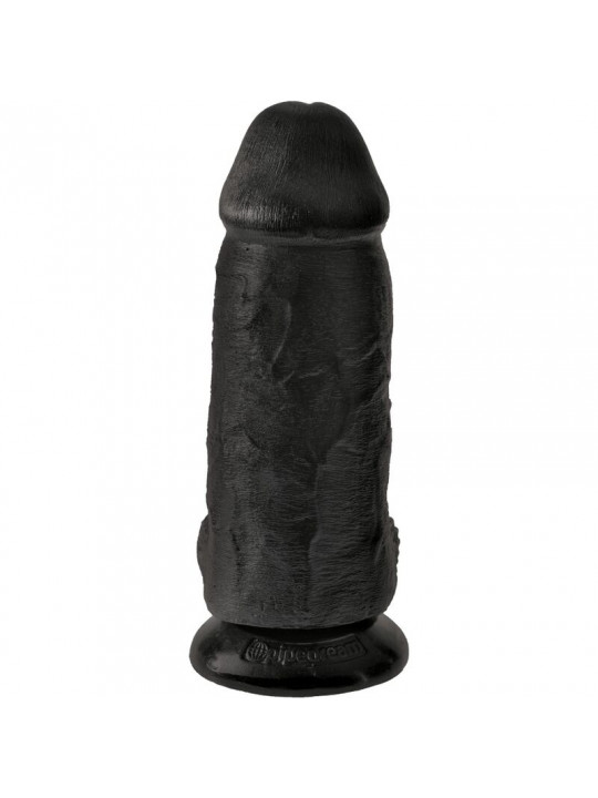 KING COCK - PENE REALISTICO PASSODATO 23 CM NERO