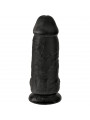 KING COCK - PENE REALISTICO PASSODATO 23 CM NERO