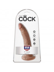 KING COCK - PENE REALISTICO 17.5 CM CARAMEL