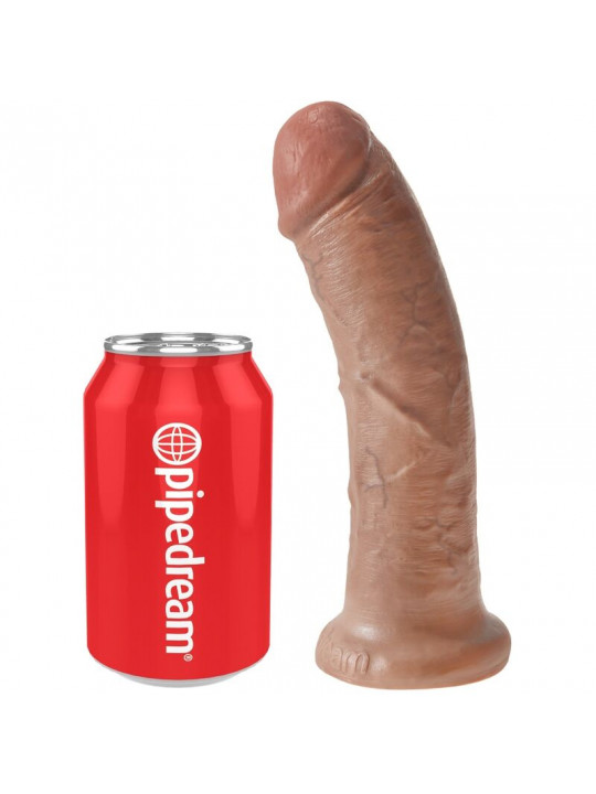 KING COCK - PENE REALISTICO 19.5 CM CARAMEL