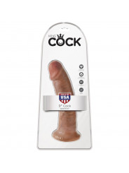 KING COCK - PENE REALISTICO 21.7 CM CARAMEL