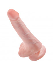 KING COCK - PENE REALISTICO CON SFERE 13.5 CM LEGGERO