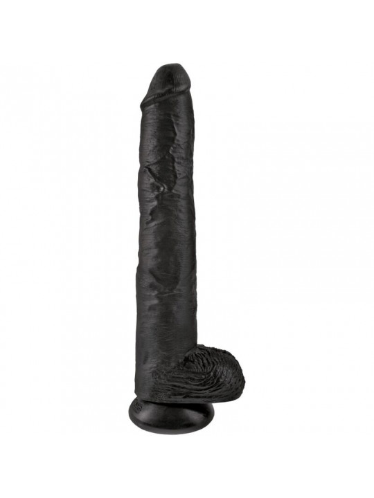 KING COCK - PENE REALISTICO CON SFERE 30.5 CM NERO