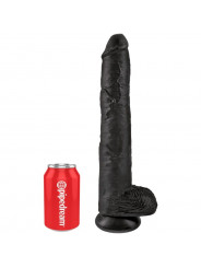 KING COCK - PENE REALISTICO CON SFERE 30.5 CM NERO