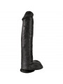 KING COCK - PENE REALISTICO CON SFERE 34.2 CM NERO