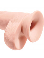 KING COCK - PENE REALISTICO CON SFERE 19.4 CM LEGGERO