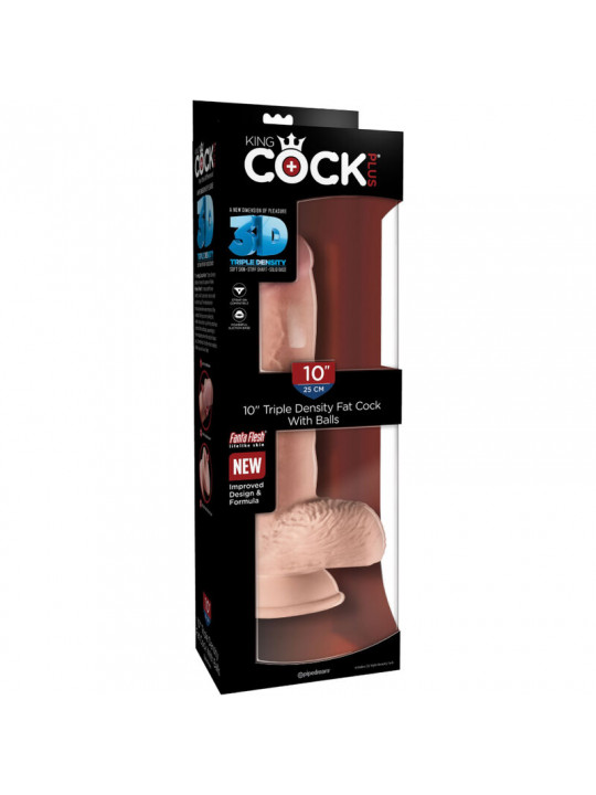 KING COCK - PENE REALISTICO CON SFERE 19.4 CM LEGGERO