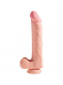 KING COCK - PENE REALISTICO CON SFERE 3D 24.8 CM LUCE