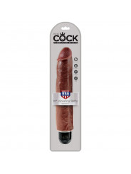 KING COCK - VIBRATORE REALISTICO DEL PENE 25.6 CM MARRONE