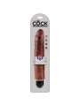 KING COCK - VIBRATORE REALISTICO DEL PENE 25.6 CM MARRONE