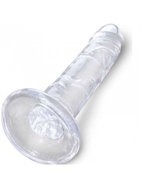 KING COCK - CLEAR PENE REALISTICO 15.5 CM TRASPARENTE