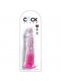 KING COCK - CLEAR PENE REALISTICO 19.7 CM ROSA