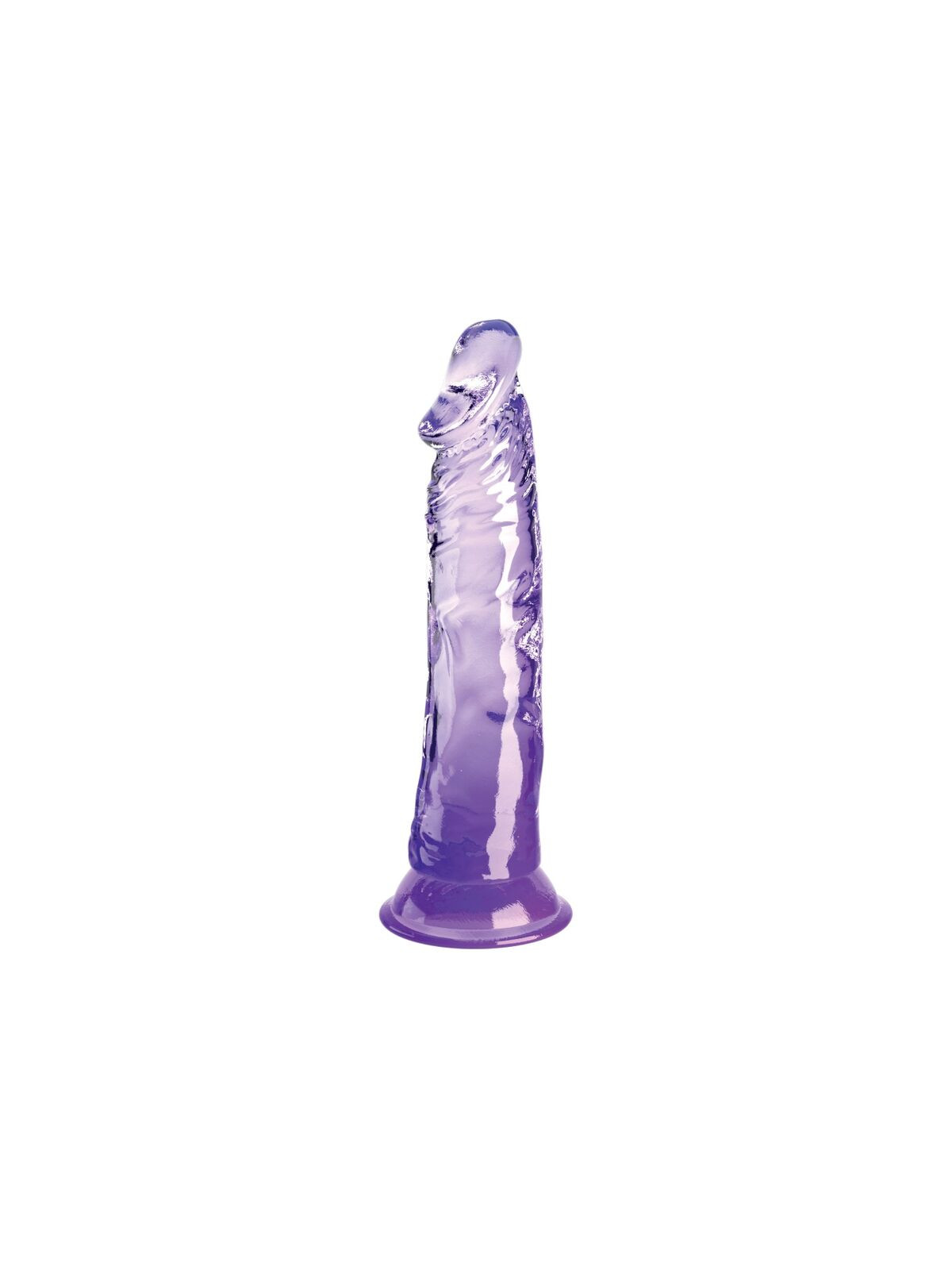 KING COCK - CLEAR PENE REALISTICO 19.7 CM VIOLA