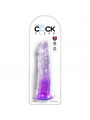 KING COCK - CLEAR PENE REALISTICO 19.7 CM VIOLA