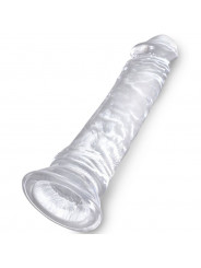 KING COCK - PENE REALISTICO CHIARO 19.7 CM TRASPARENTE