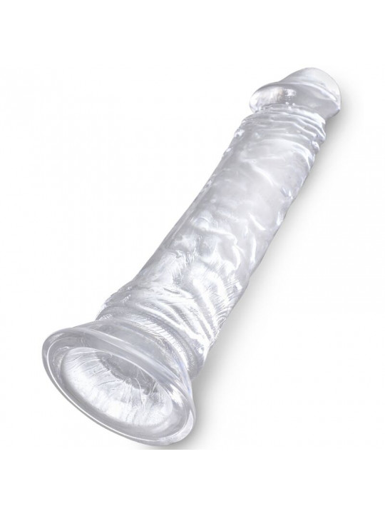 KING COCK - PENE REALISTICO CHIARO 19.7 CM TRASPARENTE