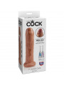 KING COCK - PENE REALISTICO NON TAGLIATO 17.8 CM CARAMELLO