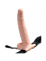 FETISH FANTASY SERIES - IMBRACATURA REGOLABILE PENE REALISTICO CON SFERE RICARICABILI E VIBRATORE 23 CM