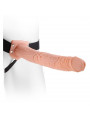 FETISH FANTASY SERIES - IMBRACATURA REGOLABILE PENE REALISTICO 28 CM