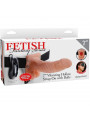 FETISH FANTASY SERIES - IMBRAGATURA REGOLABILE TELECOMANDO PENE REALISTICO CON TESTICOLI 17,8 CM