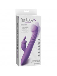 FANTASY FOR HER - STIMOLATORE PER CLITORIDE CONIGLIO CON FUNZIONE CALORE OSCILLAZIONE E VIBRAZIONE VIOLA