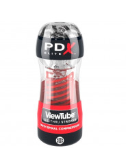 PDX ELITE - STROKER VIEWTUBE 2 COMPRESSIONE SPIRALE TRASPARENTE