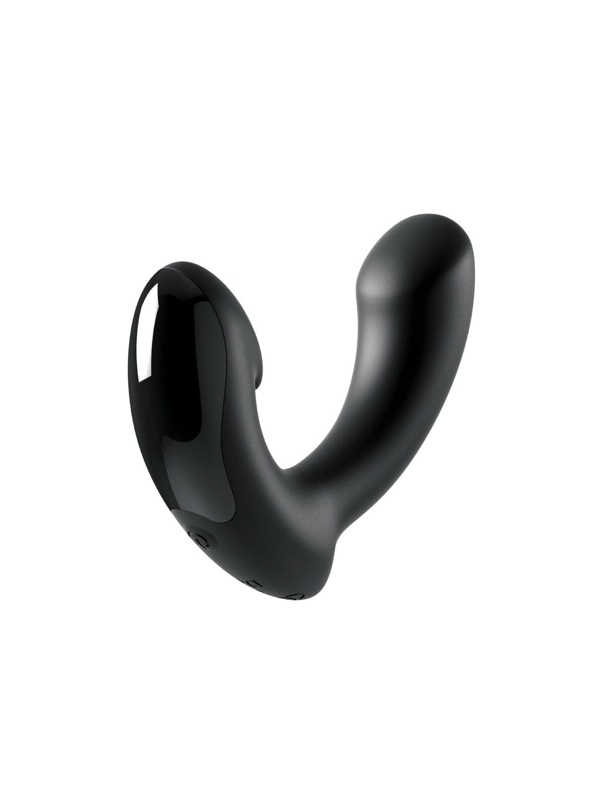 SIR RICHARDS - MASSAGGIATORE PROSTATICO P-POINT IN SILICONE NERO