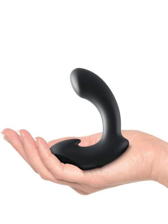 SIR RICHARDS - MASSAGGIATORE PROSTATICO P-POINT IN SILICONE NERO