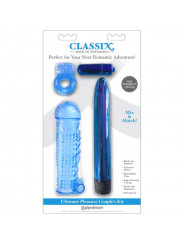 CLASSIX - KIT PER COPPIE CON ANELLO, FODERO E PROIETTILI BLU