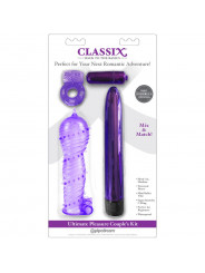 CLASSIX - KIT PER COPPIE CON ANELLO, GUAINA E PROIETTILI VIOLA