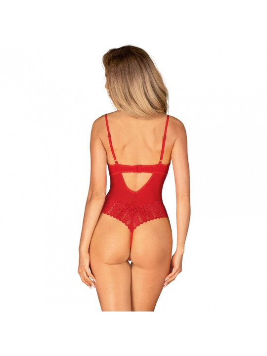 OBSESSIVE - INGRIDIA CROTCHLESS ROSSO XS/S