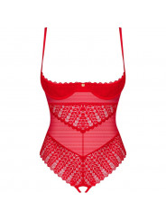 OBSESSIVE - INGRIDIA CROTCHLESS ROSSO XS/S