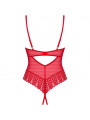 OBSESSIVE - INGRIDIA CROTCHLESS ROSSO XS/S