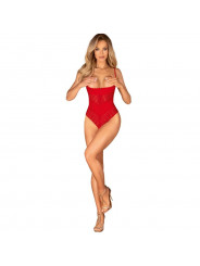 OBSESSIVE - INGRIDIA CROTCHLESS ROSSO XL/XXL