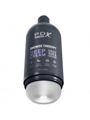 PDX PLUS - MASTURBATORE STROKER DESIGN DISCRETO IN BOTTIGLIA DI SHAMPOO CON CREMA PROFONDA