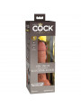 KING COCK - ELITE DILDO REALISTICO IN SILICONE 15.2 CM CARAMEL