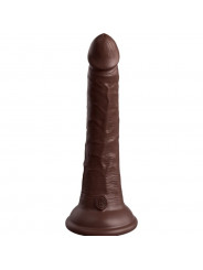 KING COCK - ELITE DILDO REALISTICO IN SILICONE 17.8 CM MARRONE