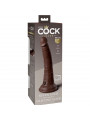 KING COCK - ELITE DILDO REALISTICO IN SILICONE 17.8 CM MARRONE