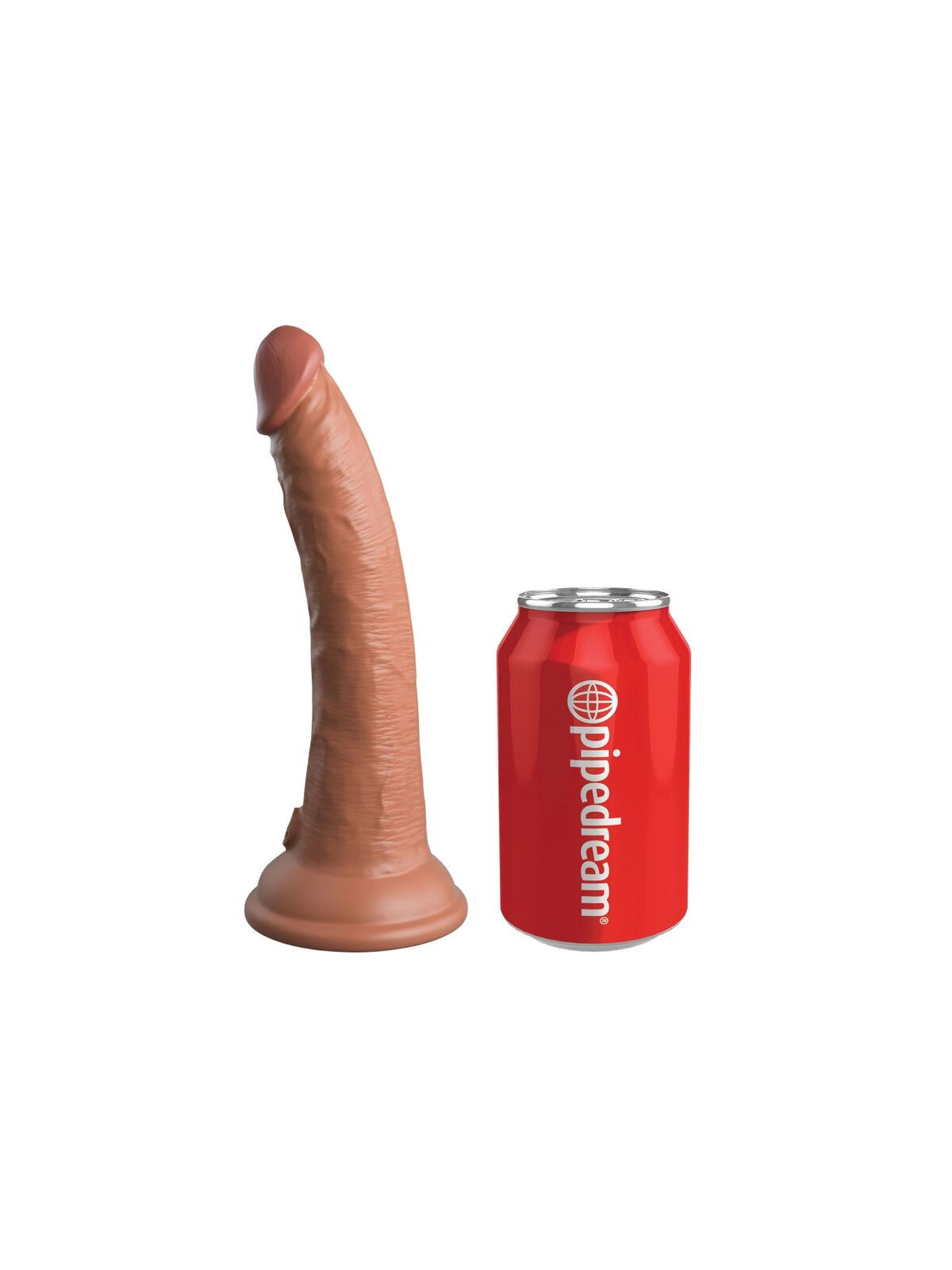 KING COCK - ELITE DILDO REALISTICO IN SILICONE 17.8 CM CARAMEL