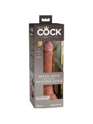 KING COCK - ELITE DILDO REALISTICO IN SILICONE 17.8 CM CARAMEL