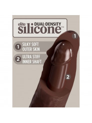 KING COCK - ELITE DILDO REALISTICO IN SILICONE 20.3 CM MARRONE