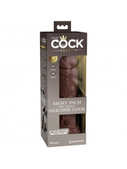 KING COCK - ELITE DILDO REALISTICO IN SILICONE 20.3 CM MARRONE