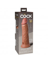 KING COCK - ELITE DILDO REALISTICO IN SILICONE 20.3 CM CARAMEL