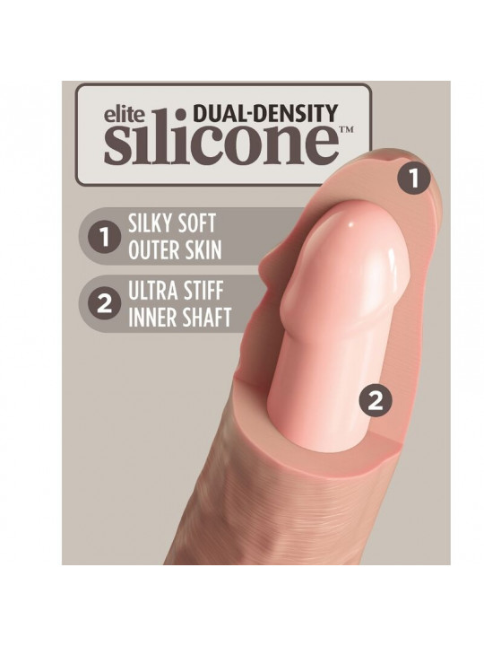 KING COCK - ELITE DILDO REALISTICO IN SILICONE 23 CM