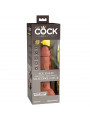 KING COCK - ELITE DILDO REALISTICO VIBRANTE E SILICONE 15.2 CM CARAMEL